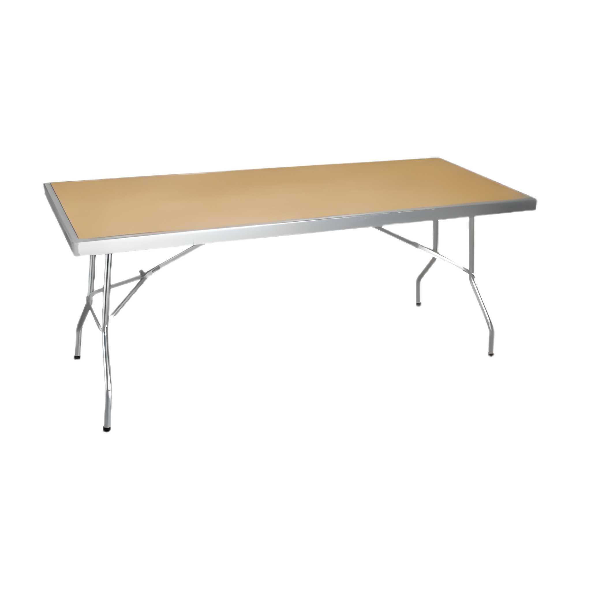 Trestle Wooden Table Foldable - Steel base - Heavy Duty