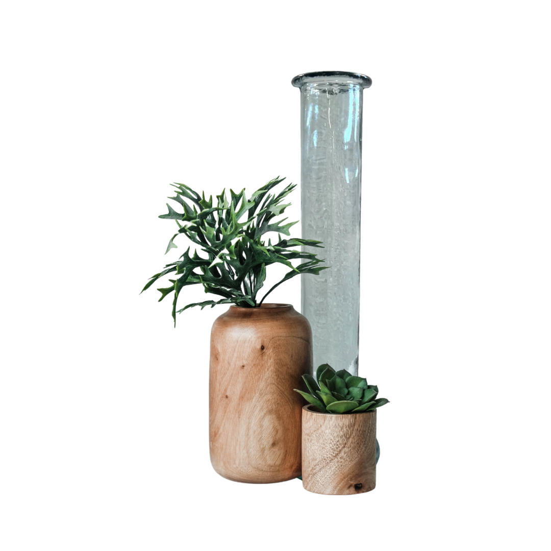 Tall Glass Vase